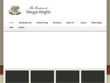 Tablet Screenshot of morganheights.com